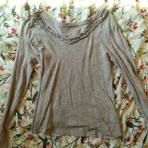 I-n-s Grey Sweater V-Neck (COMFY)